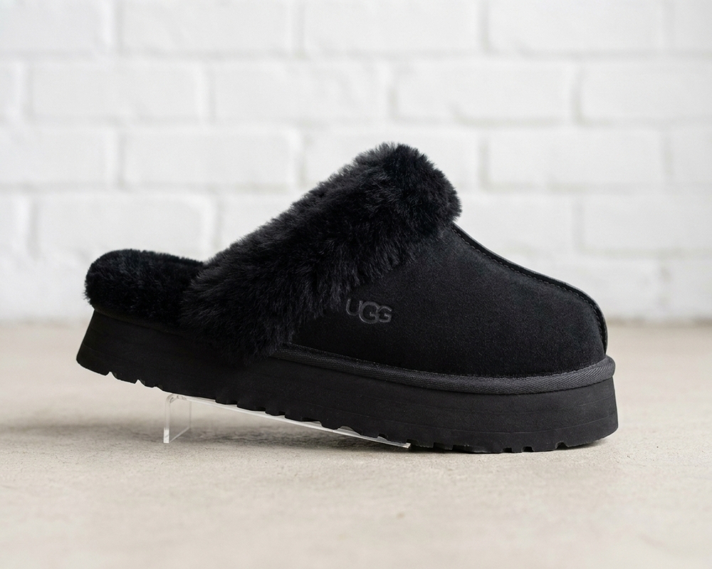 NEW UGG women's disquette slipper in black